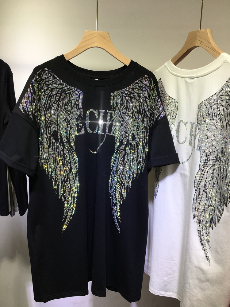 Summer Clothing Brands For Women - L-4XL surdimensionné biscuits ange ailes Harley