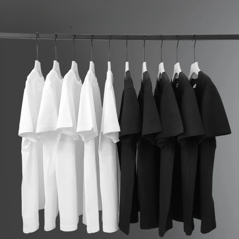 Summer Clothing Brands For Women - 180 grammes coton solide t-shirts hommes