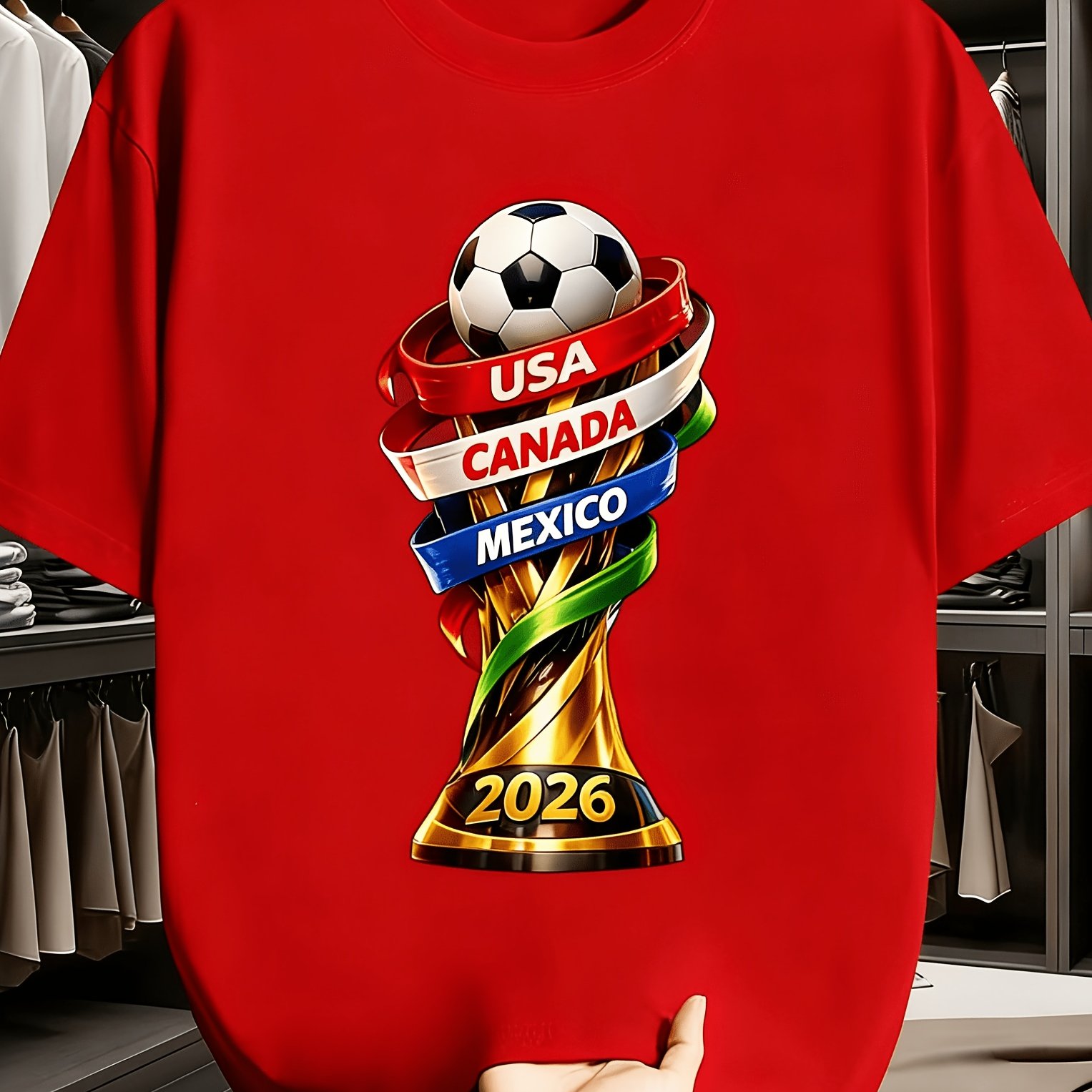 Summer Clothing Essentials Men - T-shirt imprimé Coupes USA Canada 2026