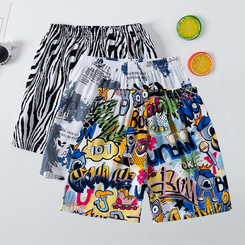 Summer Clothing Toddler - Short de plage fin imprimé couleur