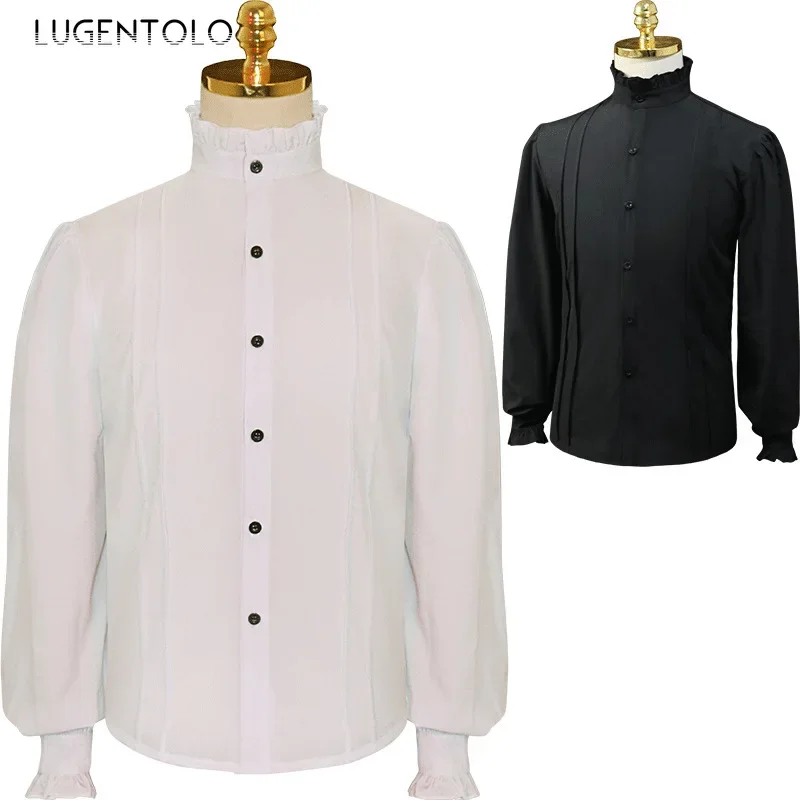 Summer Renaissance Clothing - Hommes médiévaux Renaissance chemises Steampunk Victoria
