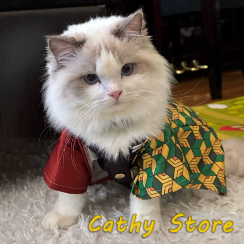 Summer Dog Clothing - Vêtements pour animaux Demon Slayer Zenitsu,