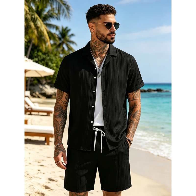 Summer Clothing Us - Ensemble de costume décontracté d'été pour