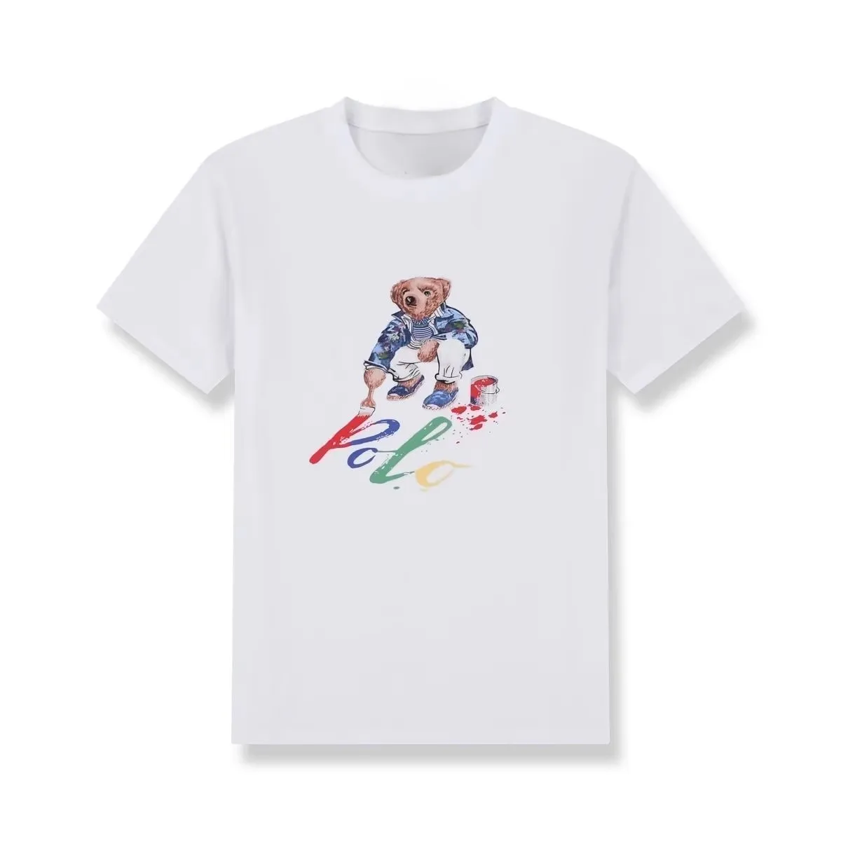 Summer Clothing Brands For Women - T-shirt imprimé ours de marque de