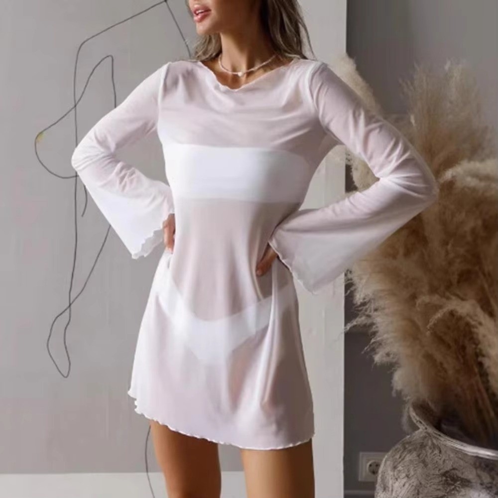 Robe de plage moulante en mail - Swim Cover Up Mesh avis et prix