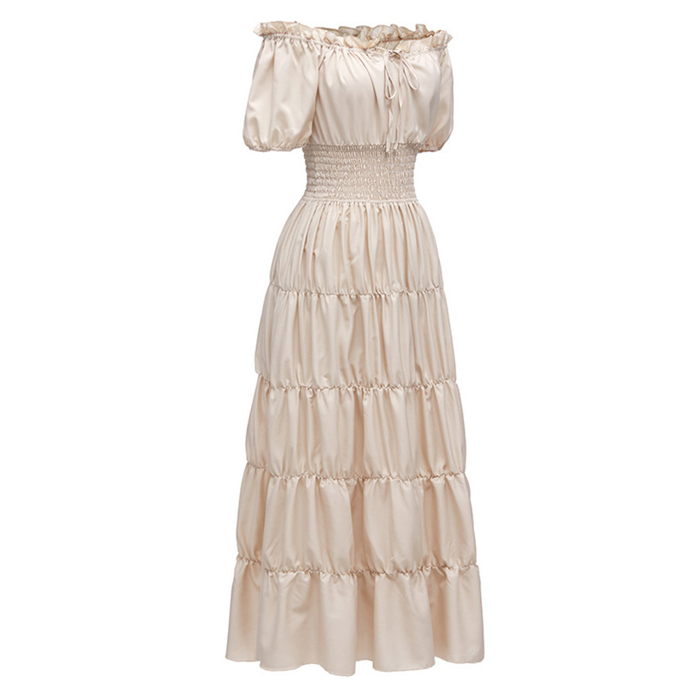 Robe longue rétro pour femmes, - Summer Renaissance Clothing avis et prix