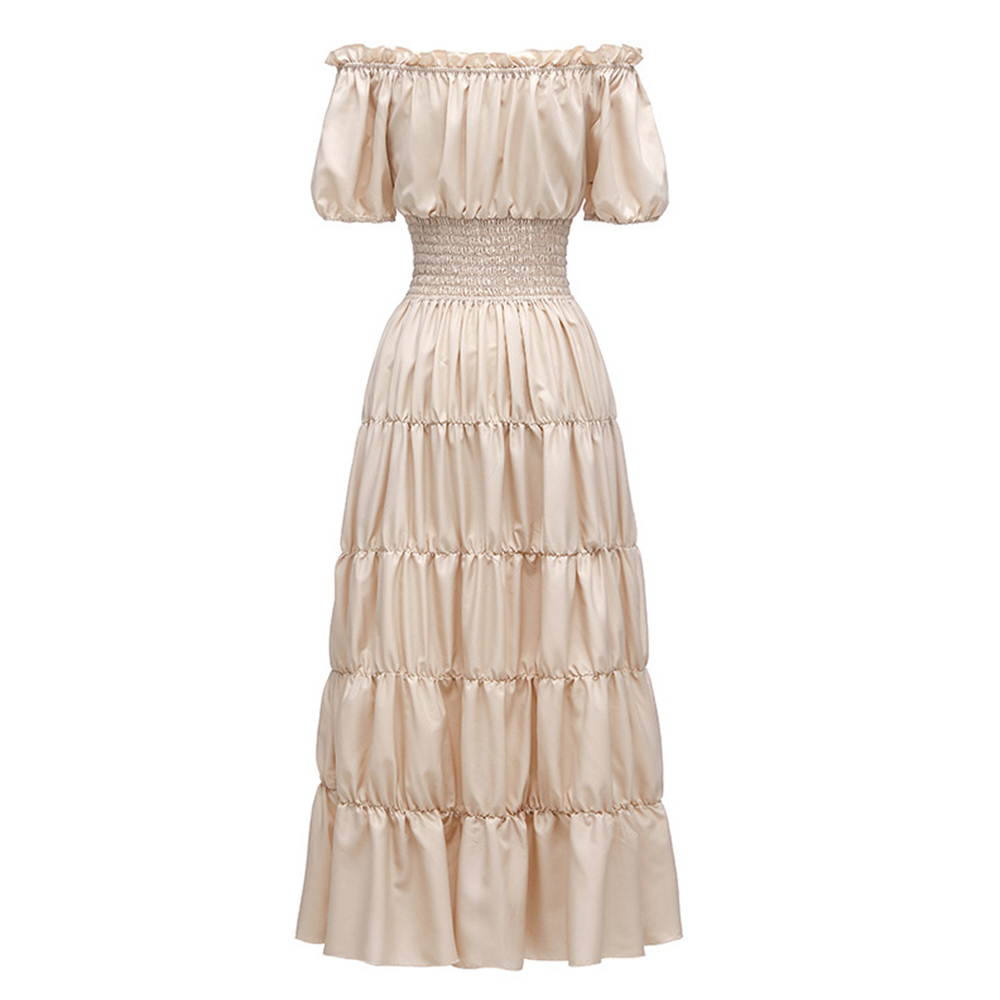 Robe longue rétro pour femmes, - Summer Renaissance Clothing avis et prix