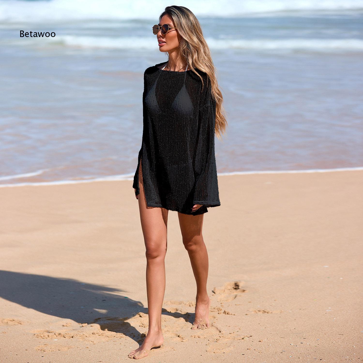 Robe de plage courte en maille - Swim Cover Up Mesh avis et prix