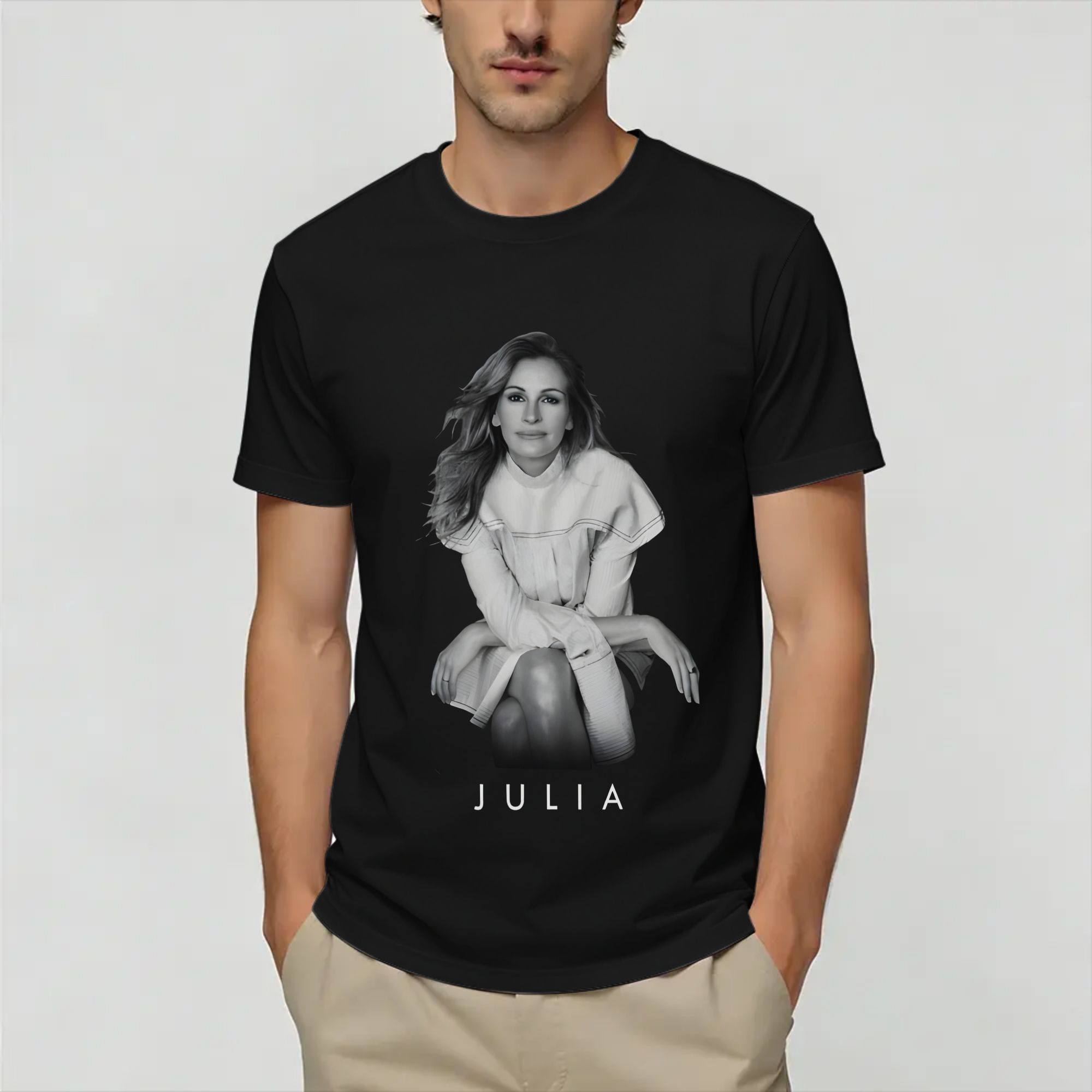 Julia Roberts T-Shirt en pur c - Summer Roberts Clothing avis et prix