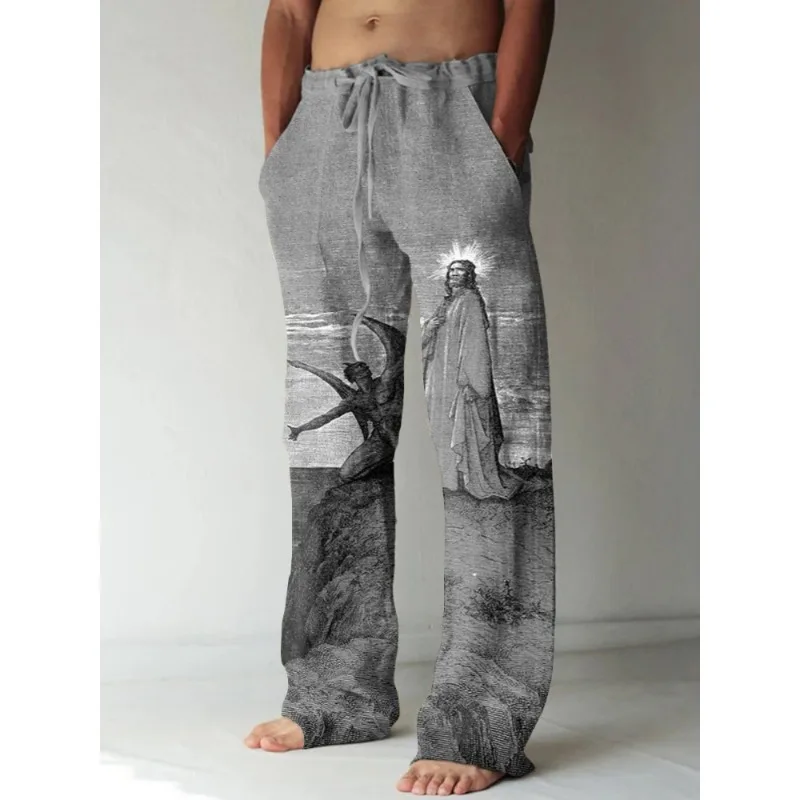 Pantalon Vintage à Jambes Larg - Summer Renaissance Clothing avis et prix