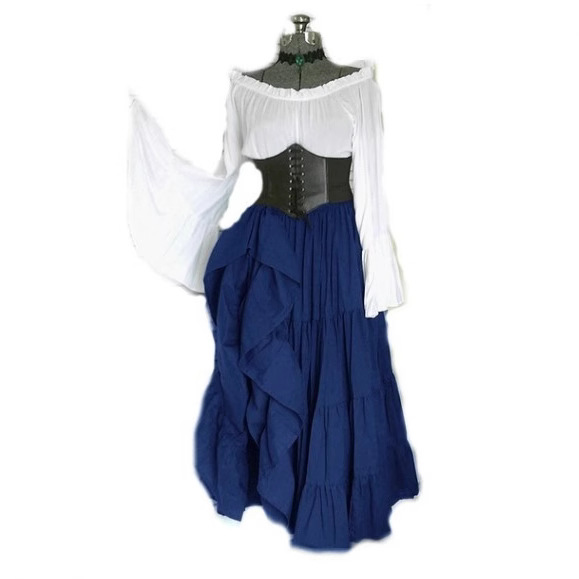 Robe de soirée à manches longu - Summer Renaissance Clothing avis et prix