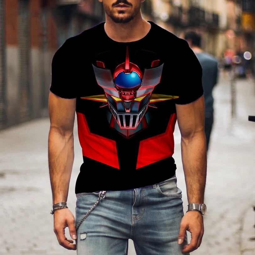 T-shirt imprimé 3D Mazinger Z  - Summer Clothing Over 50 avis et prix
