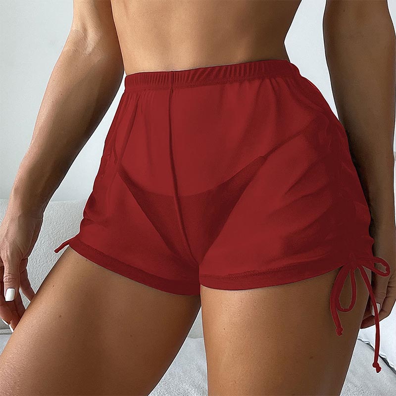 Short de plage transparent et  - Swim Cover Up Mesh avis et prix