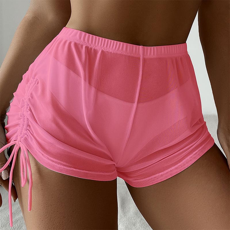 Short de plage transparent et  - Swim Cover Up Mesh avis et prix