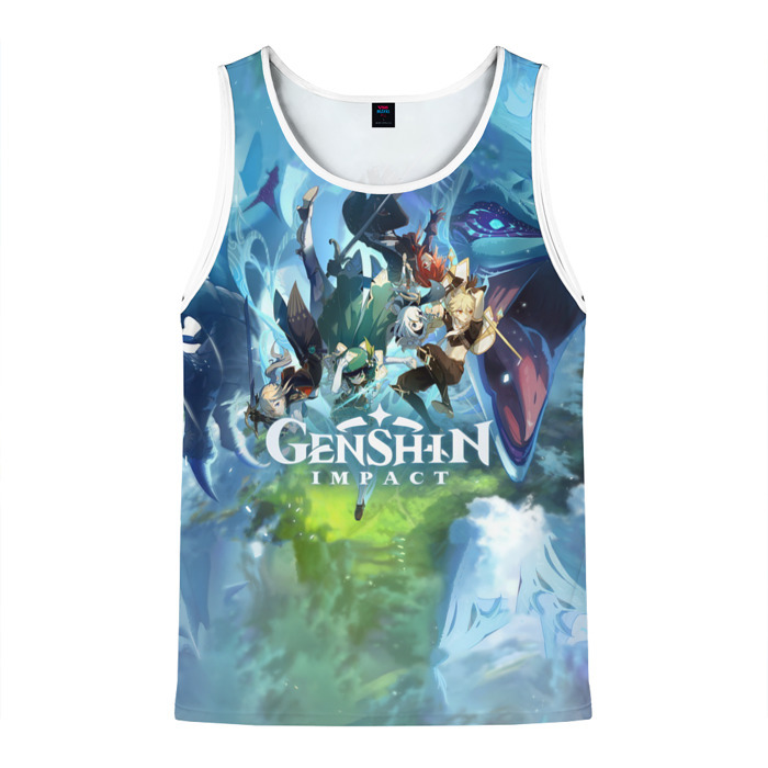Haut de plage imprimé Genshin  - Summer Games Clothing avis et prix