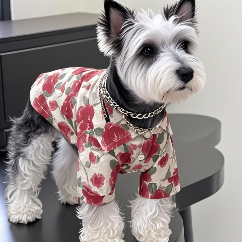 Chemise d'été hawaïenne pour c - Summer Dog Clothing avis et prix