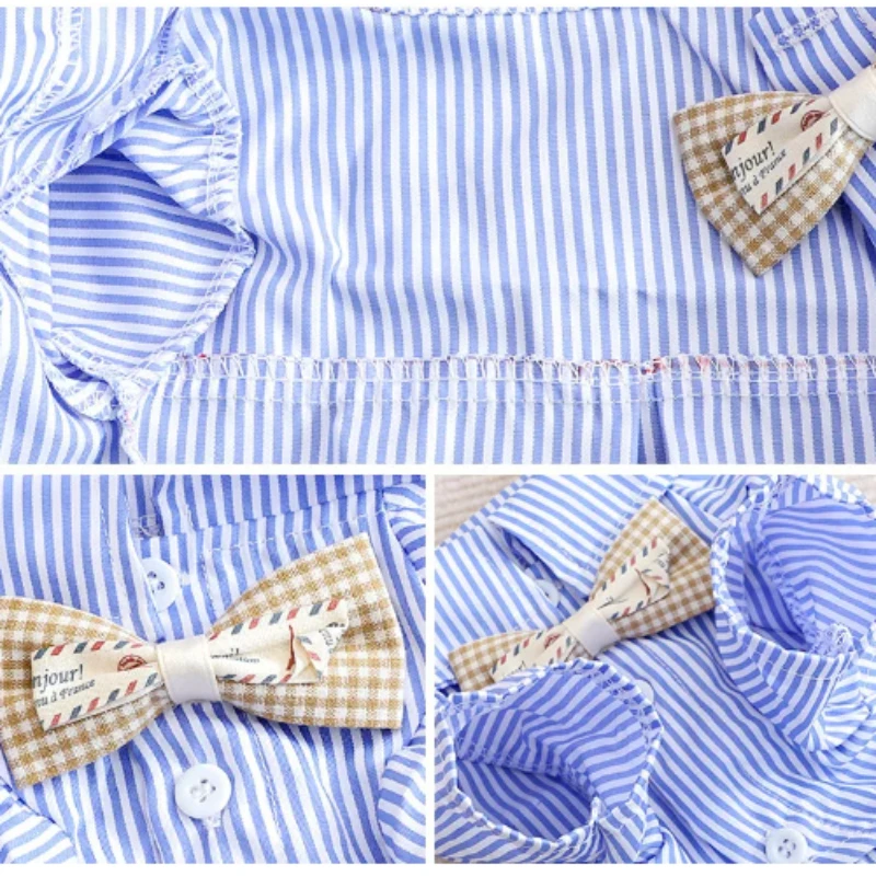 Chemise à rayures Bowvétérans  - Summer Dog Clothing avis et prix